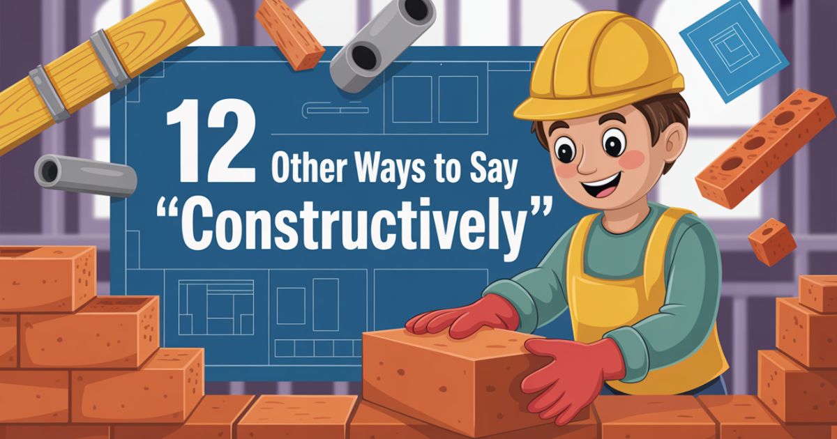 12 Other Ways to Say “Constructively”