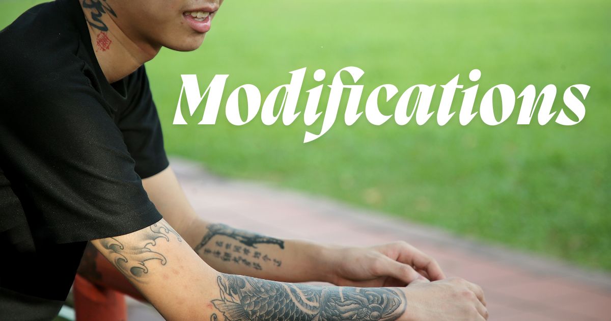 Modifications