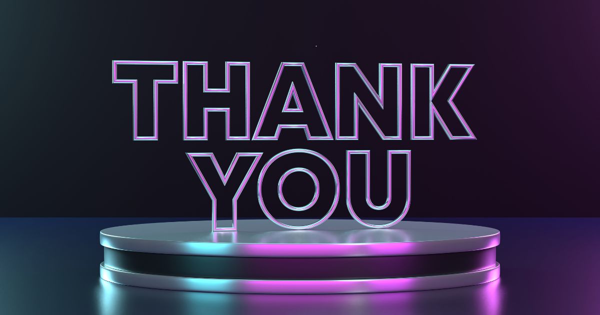 Thank You for Shared”