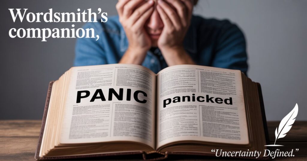 Usage of “Panic” and  “Panicked” in Everyday Conversations