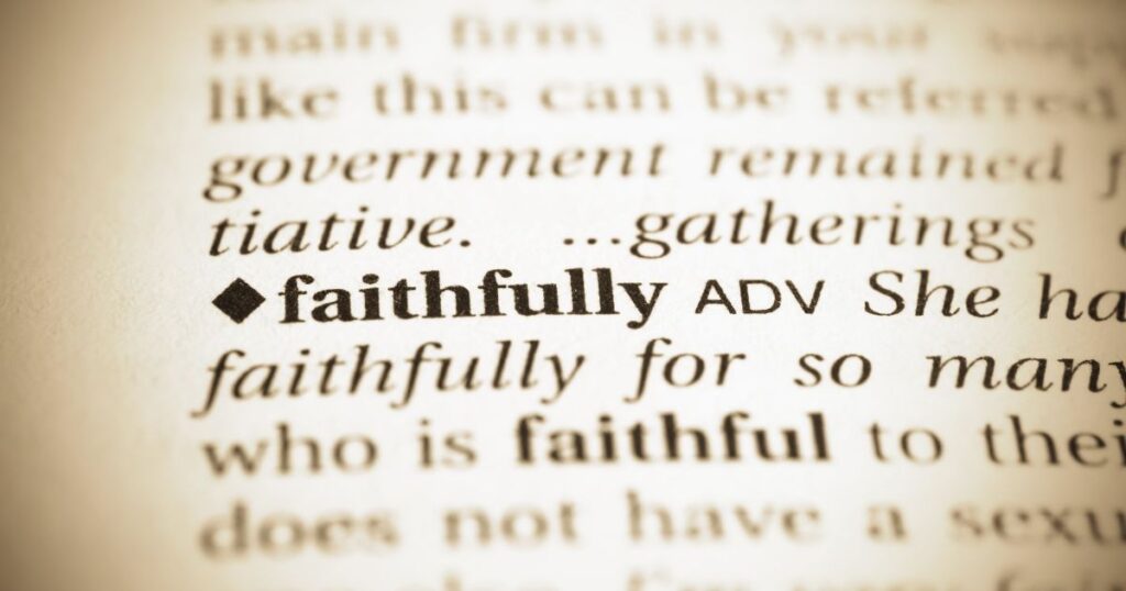 Yours Faithfully