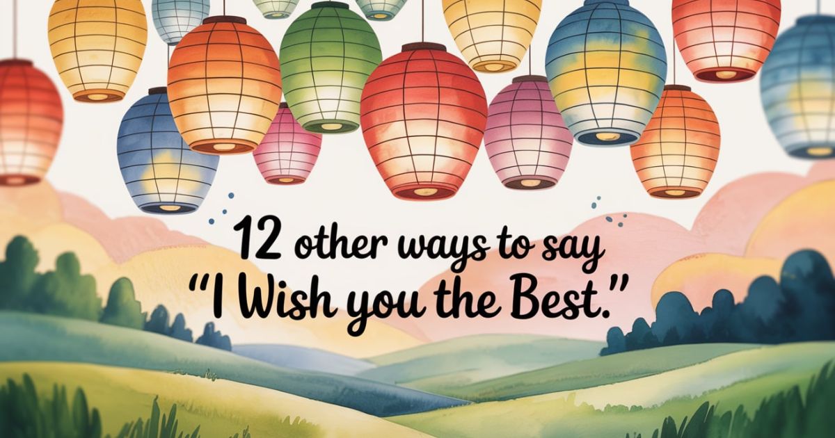 12 Other Ways to Say “I Wish You the Best”