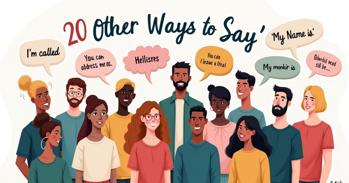 20 Other Ways to Say “My Name Is” (With Examples)